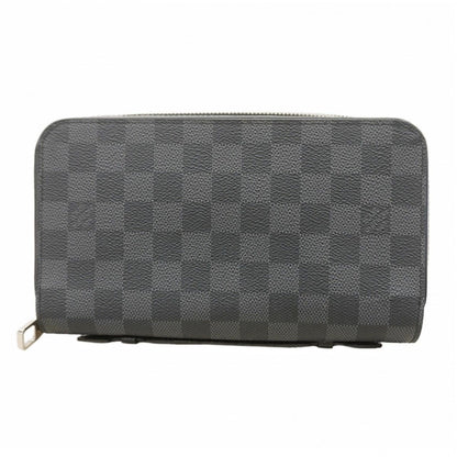 Louis Vuitton Wallet Damier Graphite Zippy XL Black Gray