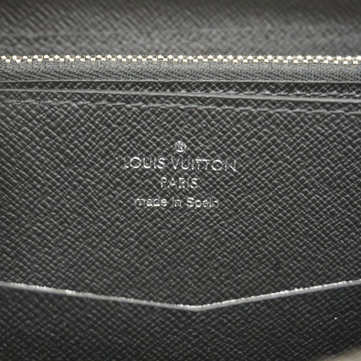 Louis Vuitton Wallet Damier Graphite Zippy XL Black Gray — view 4