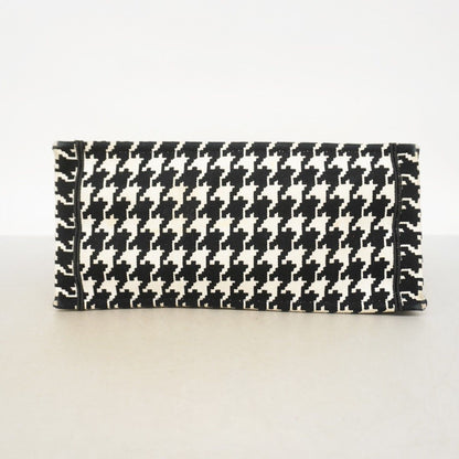 Dior Tote Book Canvas White Black Cles Diss — view 3