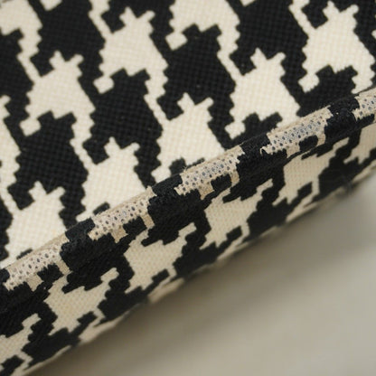 Dior Tote Book Canvas White Black Cles Diss — view 7