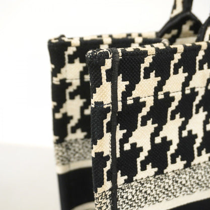 Dior Tote Book Canvas White Black Cles Diss — view 9