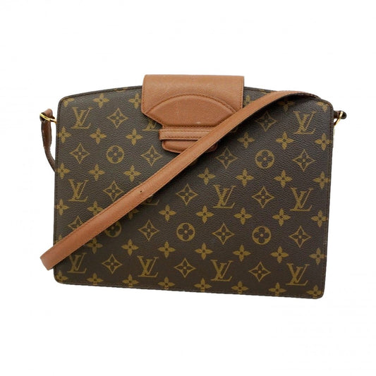 Louis Vuitton Shoulder Bag Monogram Courcel Brown