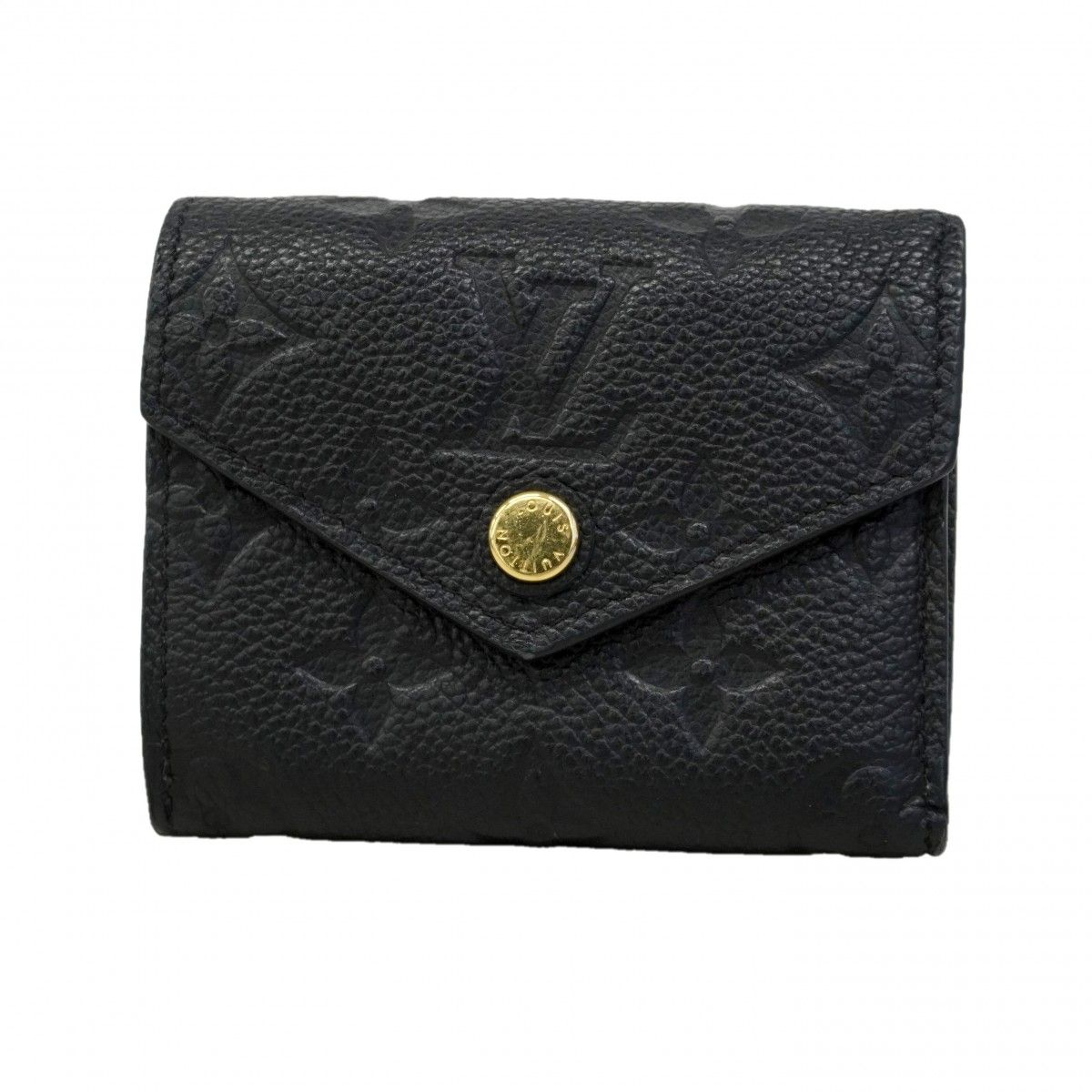 Louis Vuitton Trifold Wallet Monogram Empreinte Portefeuille Zoe Noir