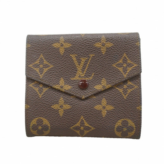 Louis Vuitton Trifold Wallet Monogram Porte-Monnaie Billets Cult Cles Brown