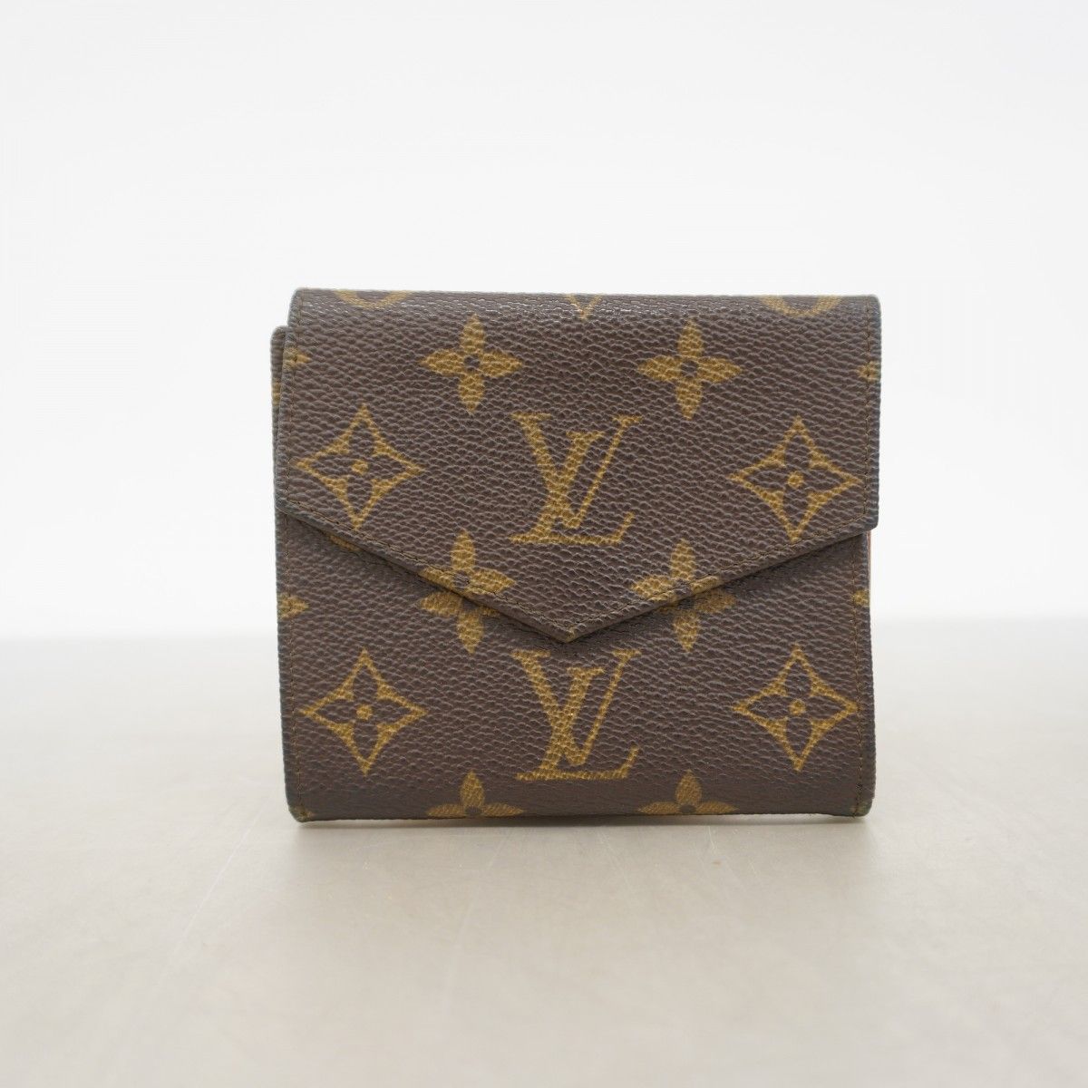 Louis Vuitton Trifold Wallet Monogram Porte-Monnaie Billets Cult Cles Brown — view 7