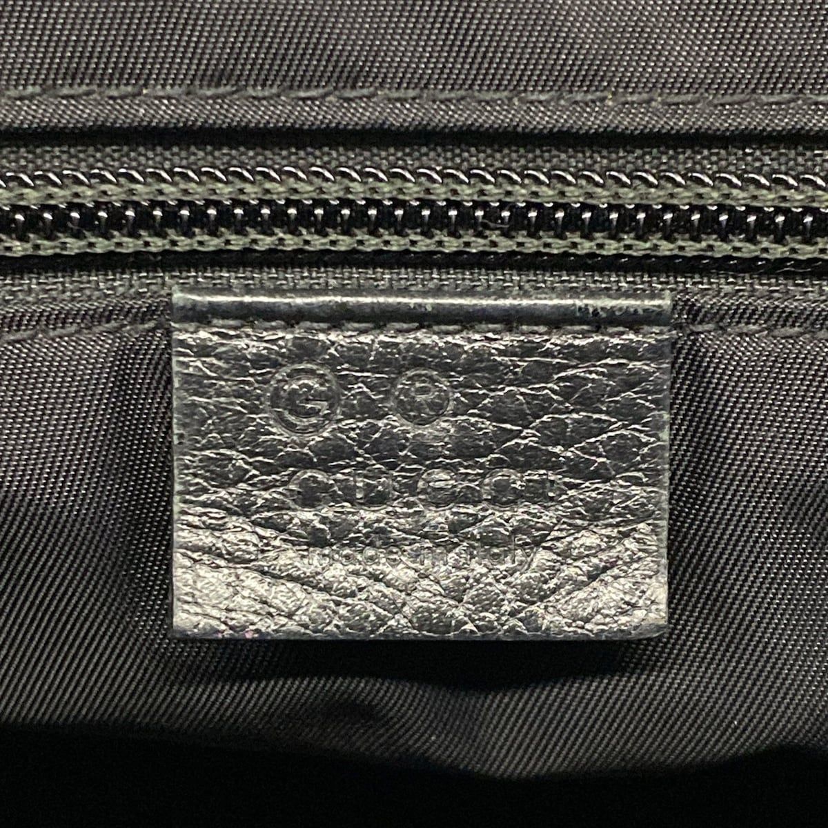 Gucci Shoulder Bag Black Leather — view 8