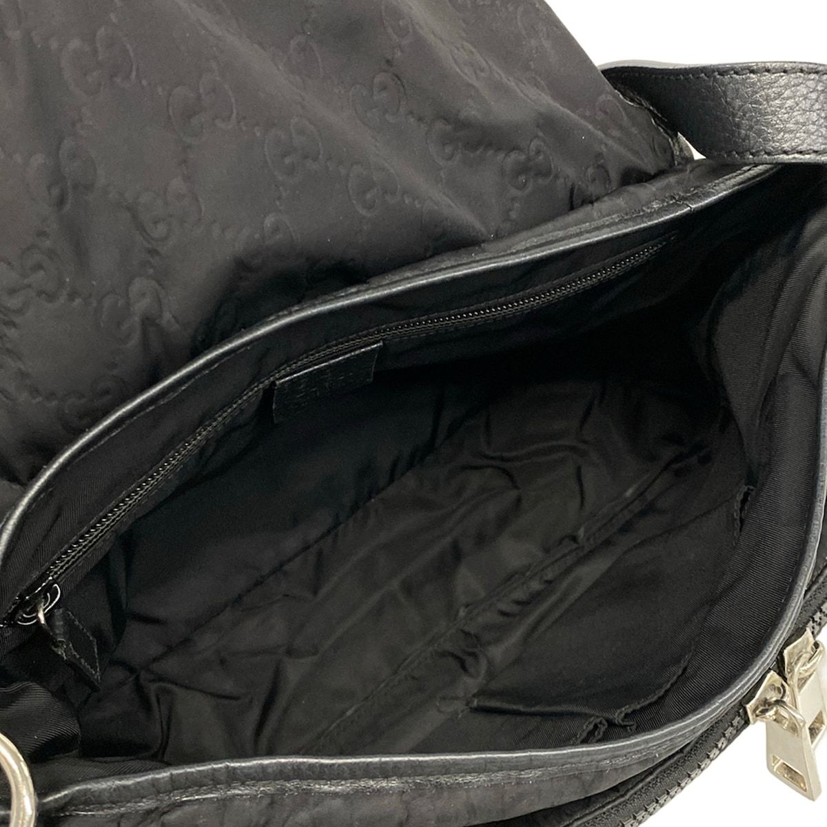 Gucci Shoulder Bag Black Leather — view 7