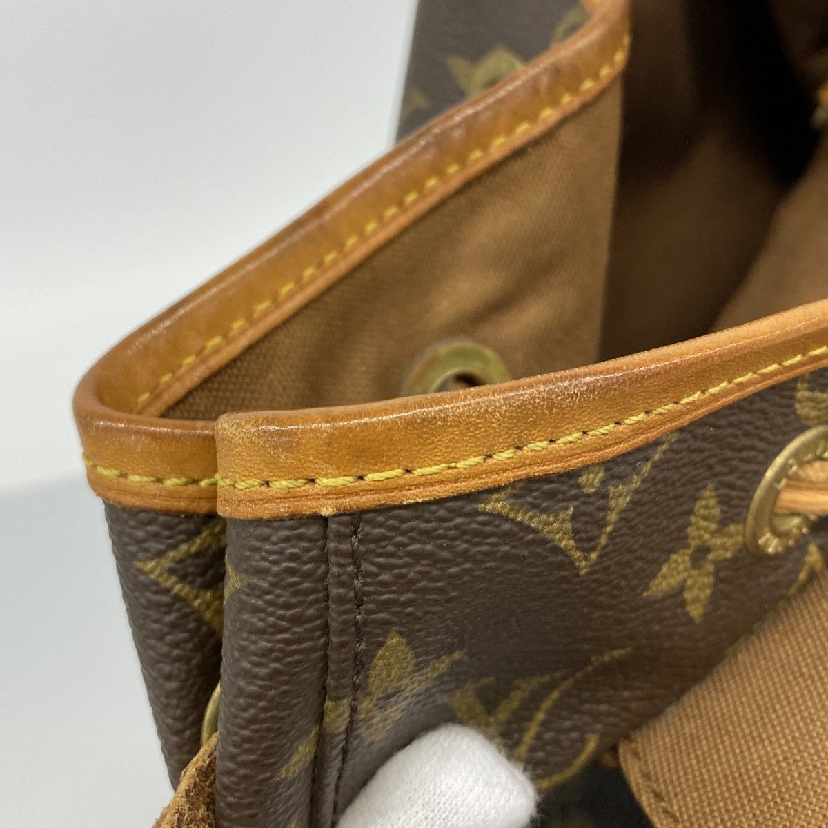 Louis Vuitton Backpack Monogram Montsouris GM Brown — view 9