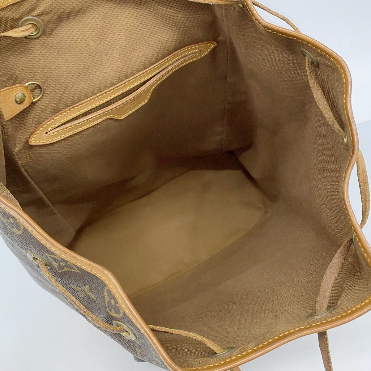 Louis Vuitton Backpack Monogram Montsouris GM Brown — view 4