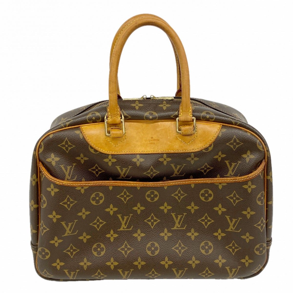 Louis Vuitton Handbag Monogram Deauville Brown