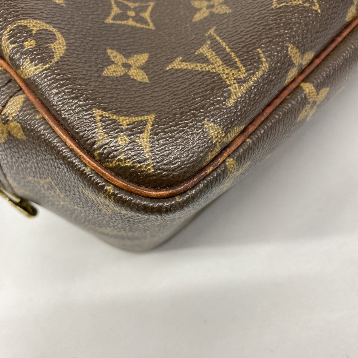 Louis Vuitton Handbag Monogram Deauville Brown — view 8