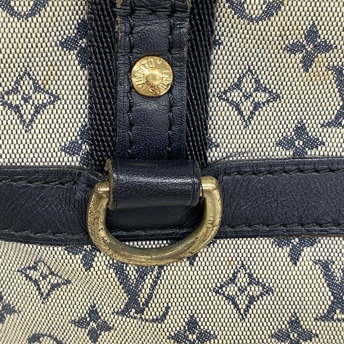Louis Vuitton Handbag Monogram Mini Josephine PM Blue — view 8