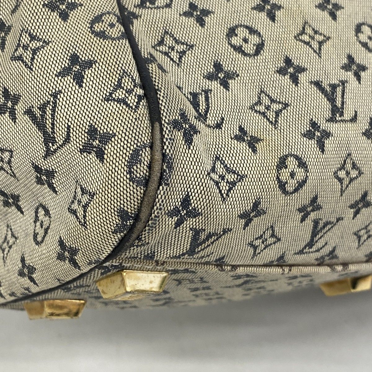 Louis Vuitton Handbag Monogram Mini Josephine PM Blue — view 6