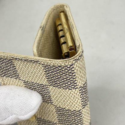 Louis Vuitton Key Case Damier Azur Multicles 4 White Key Holder — view 5
