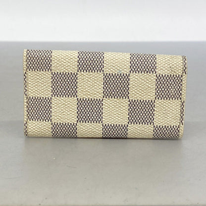 Louis Vuitton Key Case Damier Azur Multicles 4 White Key Holder — view 8