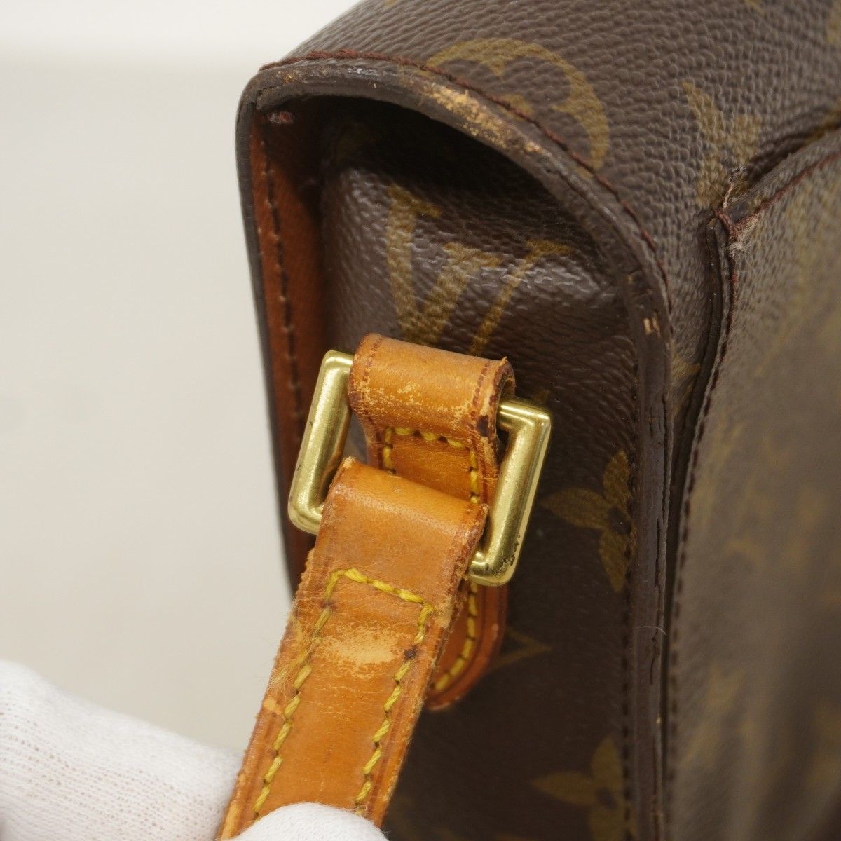 Louis Vuitton Shoulder Bag Monogram Mini Saint Cloud Brown — view 8