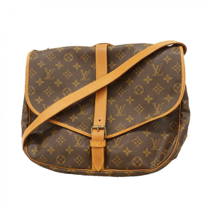 Louis Vuitton Shoulder Bag Monogram Saumur 35 Brown