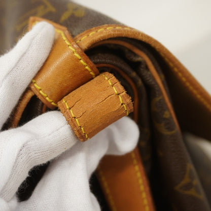 Louis Vuitton Shoulder Bag Monogram Saumur 35 Brown — view 6
