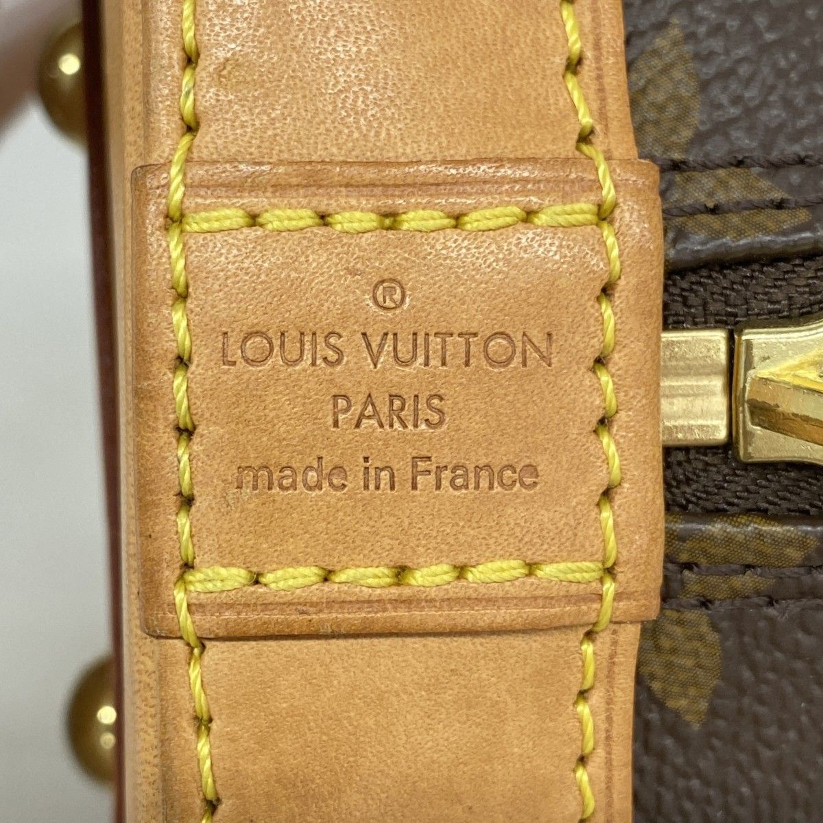Louis Vuitton Handbag Monogram Alma BB Brown 2-Way Bag — view 5
