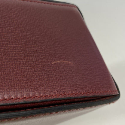 Cartier Handbag Must Leather Bordeaux Gold — view 9