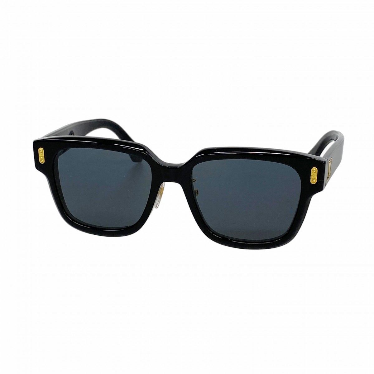 Louis Vuitton Sunglasses LV Confidence Square Black Cles Diamonds Eyewear