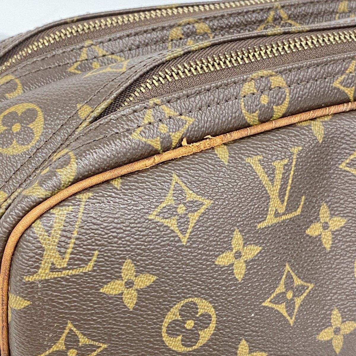 Louis Vuitton Shoulder Bag Monogram Reporter PM Brown — view 8