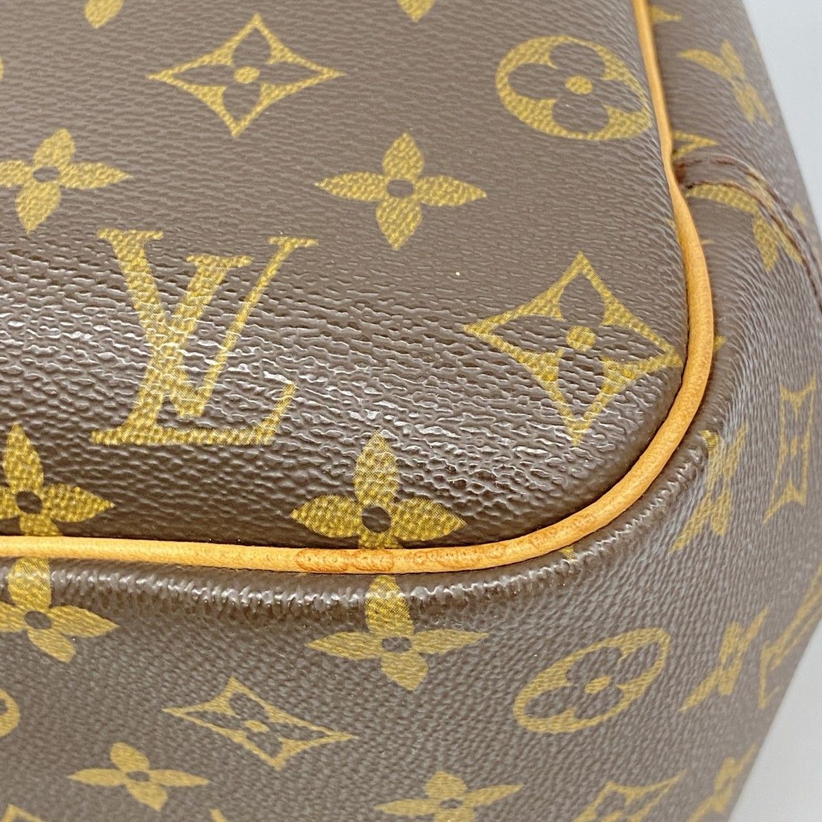 Louis Vuitton Handbag Monogram Deauville Brown — view 6