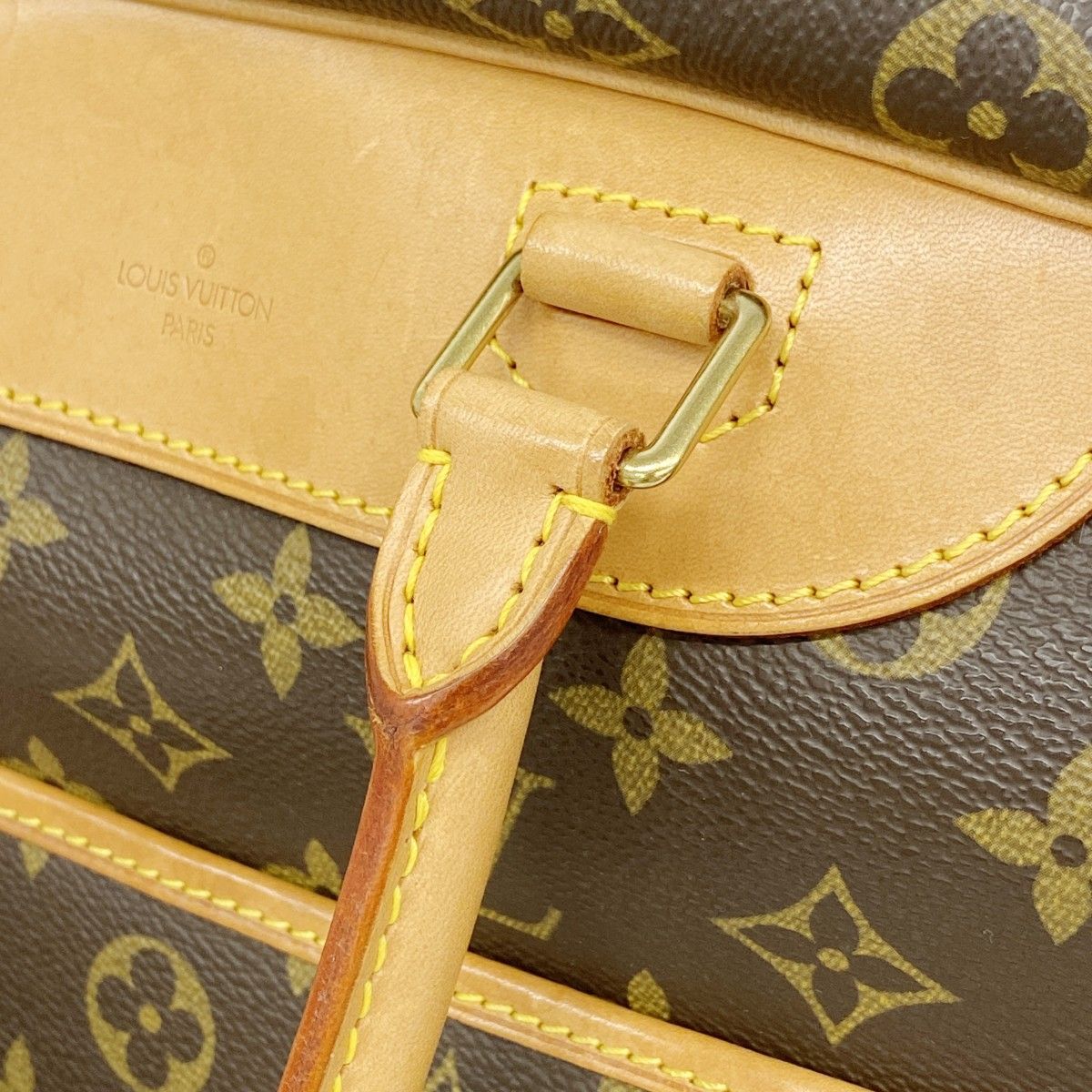 Louis Vuitton Handbag Monogram Deauville Brown — view 8