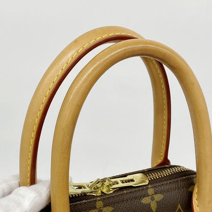 Louis Vuitton Handbag Monogram Deauville Brown — view 9