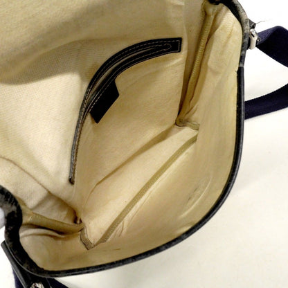 Gucci Shoulder Bag GG Supreme Navy Silver — view 4