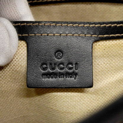 Gucci Shoulder Bag GG Supreme Navy Silver — view 5