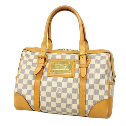 Louis Vuitton Handbag Damier Azur Bar Cles White
