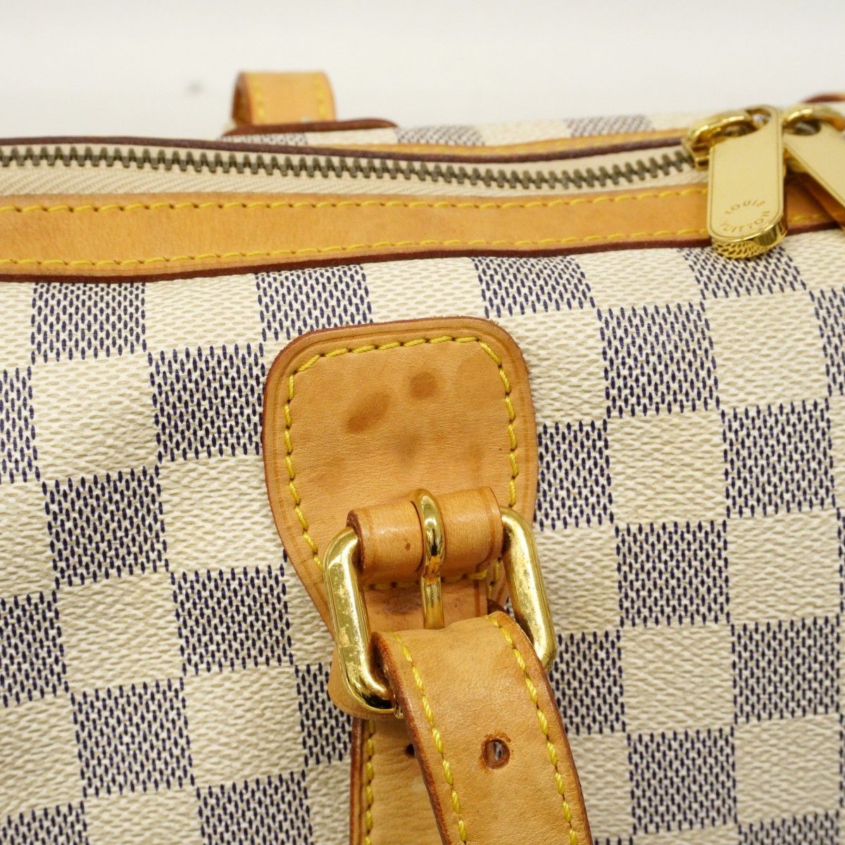 Louis Vuitton Handbag Damier Azur Bar Cles White — view 9