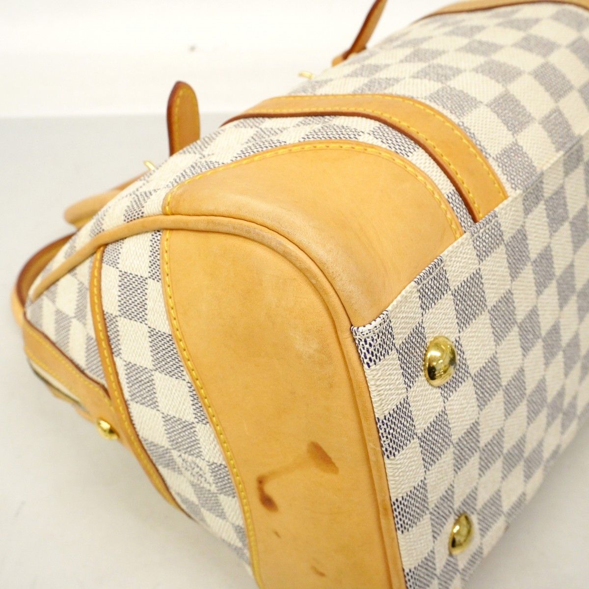 Louis Vuitton Handbag Damier Azur Bar Cles White — view 8