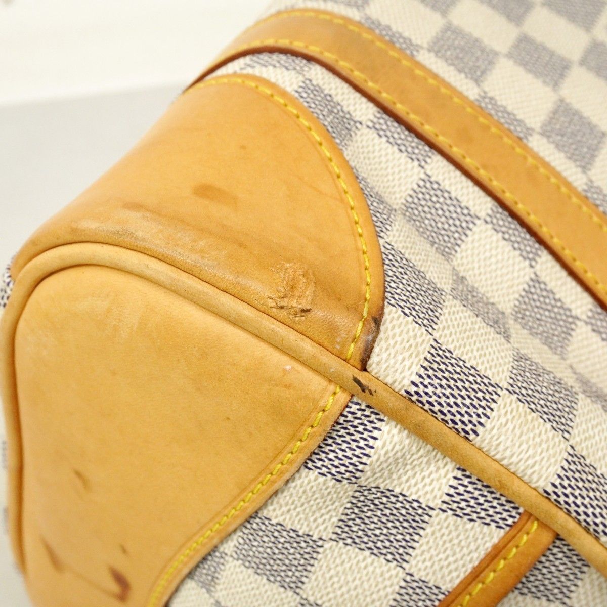 Louis Vuitton Handbag Damier Azur Bar Cles White — view 6