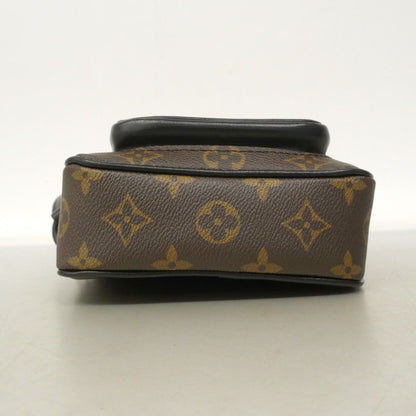 Louis Vuitton Shoulder Bag Monogram Macassar Christopher Wearable Wallet Brown — view 3
