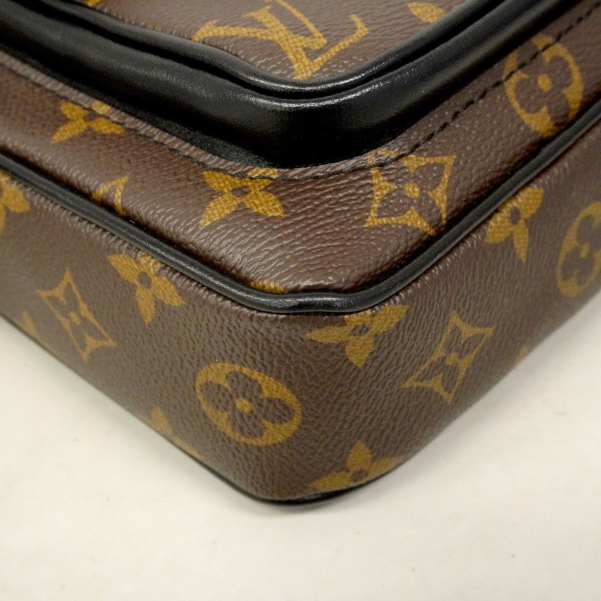 Louis Vuitton Shoulder Bag Monogram Macassar Christopher Wearable Wallet Brown — view 7