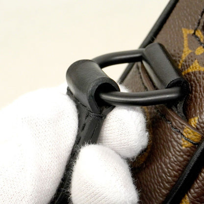 Louis Vuitton Shoulder Bag Monogram Macassar Christopher Wearable Wallet Brown — view 9