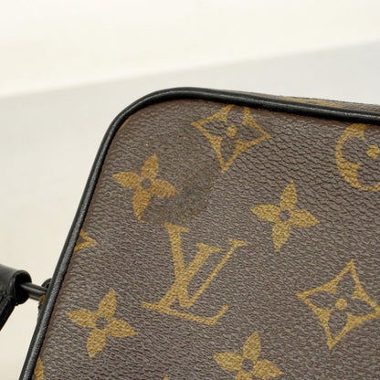 Louis Vuitton Shoulder Bag Monogram Macassar Christopher Wearable Wallet Brown — view 8