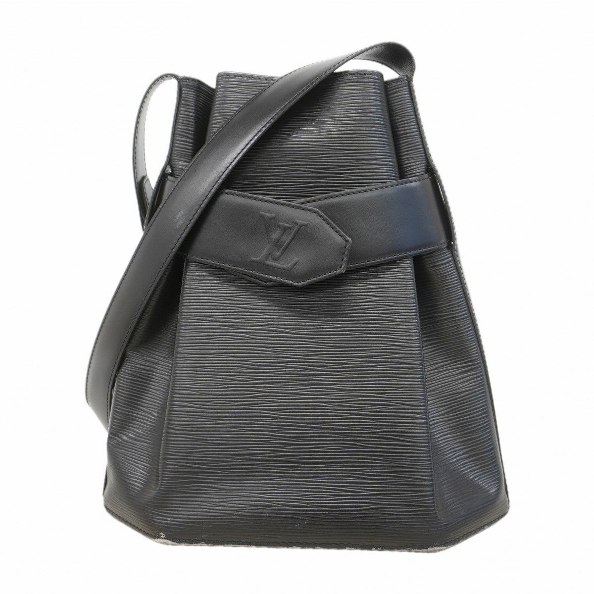 Louis Vuitton Shoulder Bag Epi Sac Depot Noir