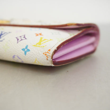 Louis Vuitton Wallet Monogram Multicolor Portefeuille Sarah Blanc Rich — view 6