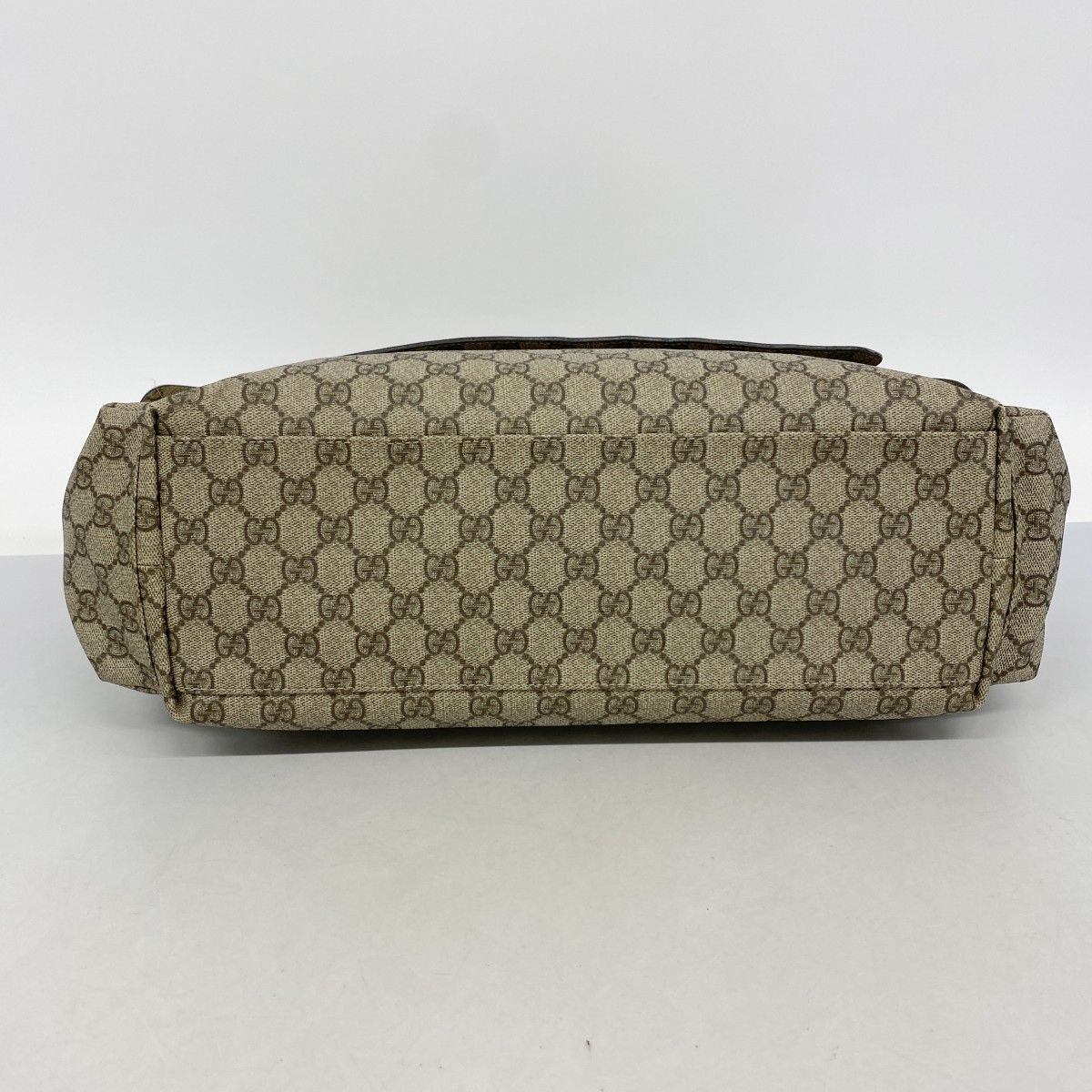 Gucci Shoulder Bag GG Supreme Brown Gold — view 3