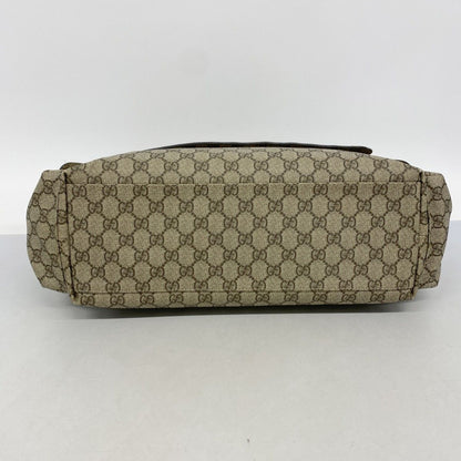 Gucci Shoulder Bag GG Supreme Brown Gold — view 3