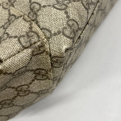 Gucci Shoulder Bag GG Supreme Brown Gold — view 7