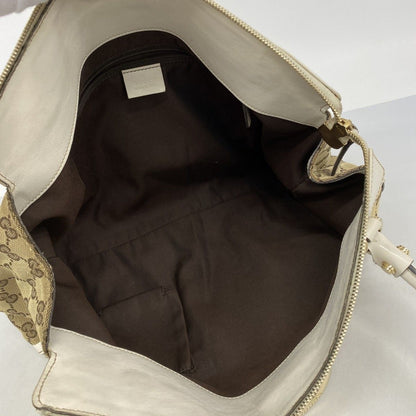 Gucci Tote GG Canvas Brown Gold — view 4