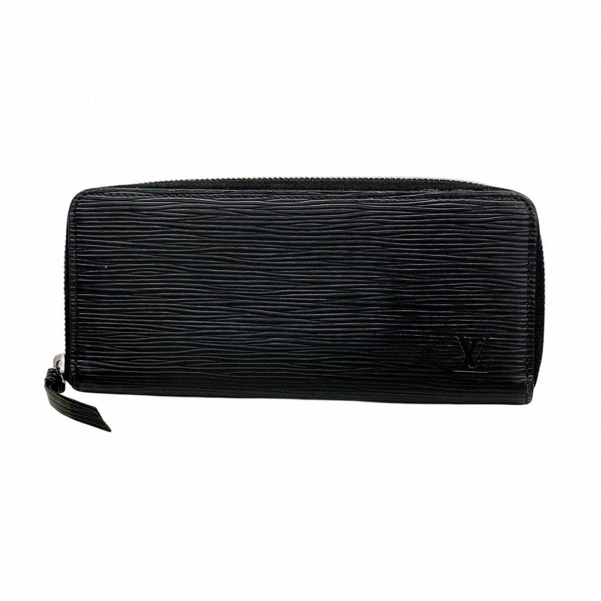 Louis Vuitton Wallet Epi Portefeuille Clemence Noir