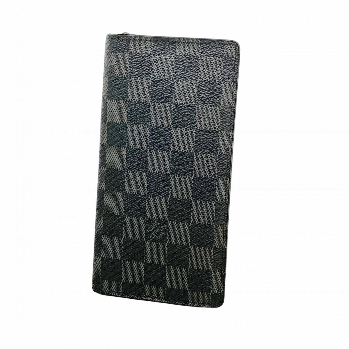 Louis Vuitton Wallet Damier Graphite Portefeuille Brazza Black