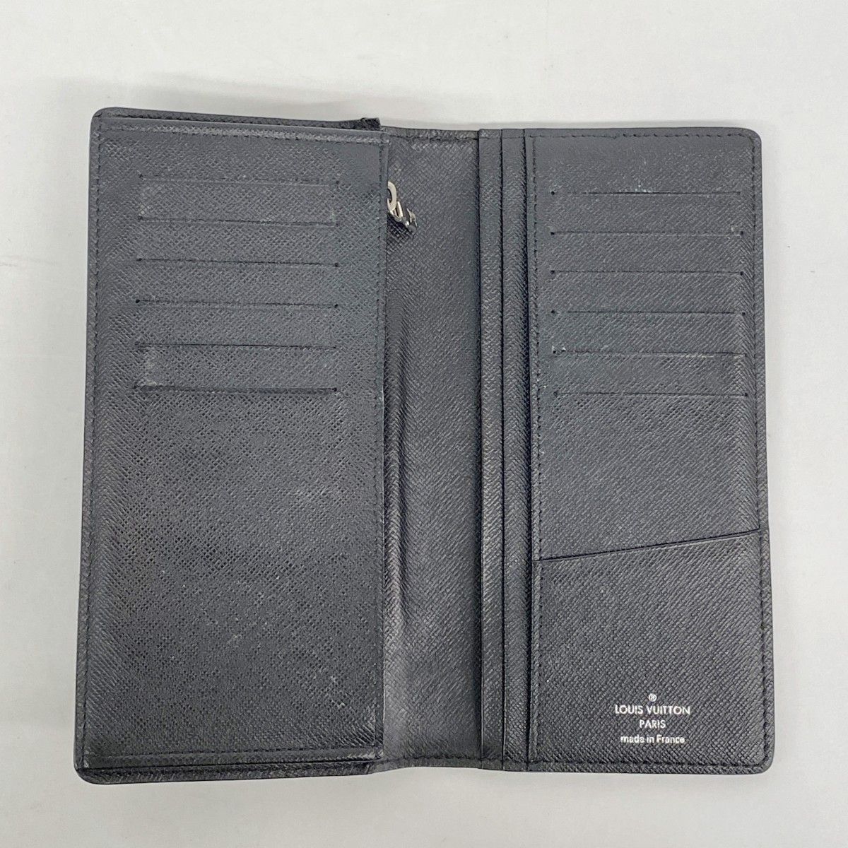 Louis Vuitton Wallet Damier Graphite Portefeuille Brazza Black — view 3