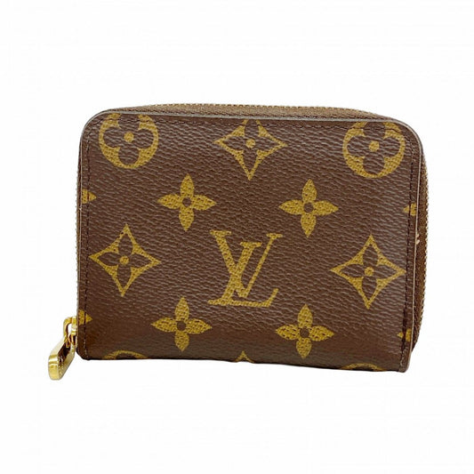 Louis Vuitton Coin Case Monogram Zippy Purse Brown
