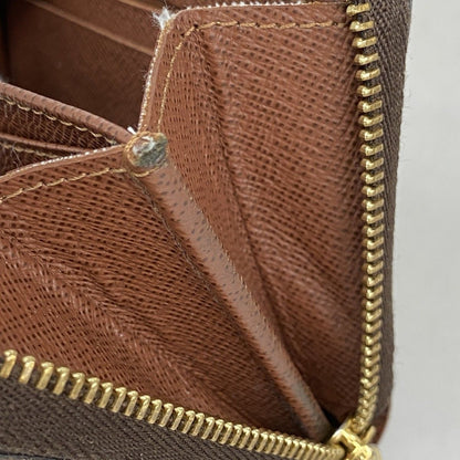 Louis Vuitton Coin Case Monogram Zippy Purse Brown — view 6